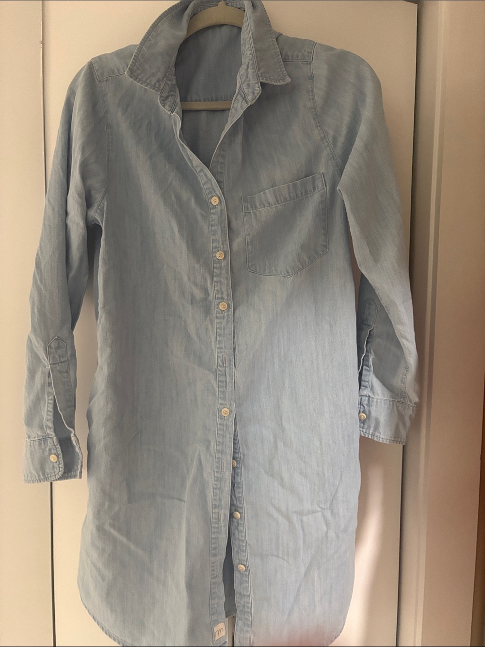 Light Blue Women’s Denim Shirt dress